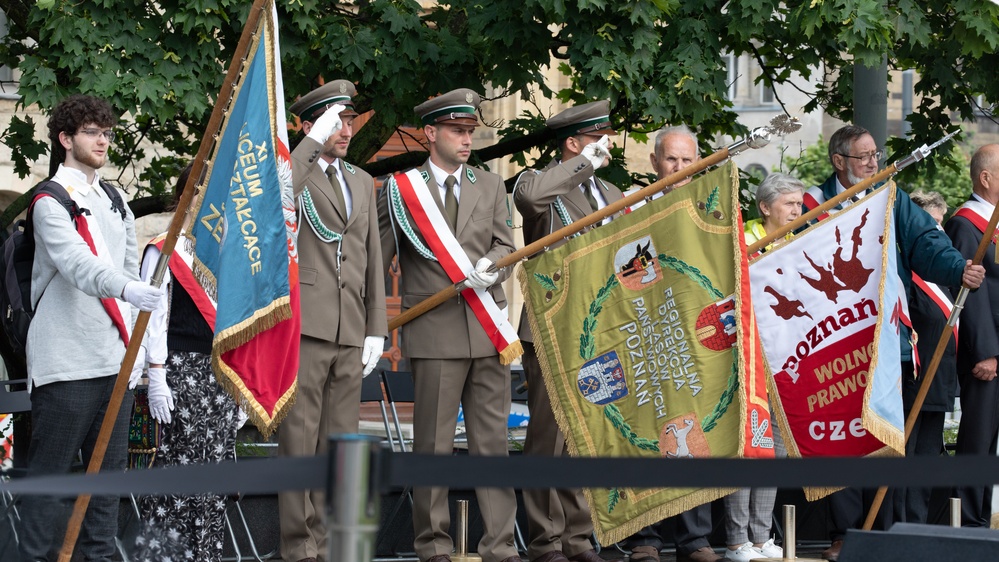 V Corps, USAG Poland attend 1956 Uprising Commemoration