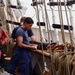 USCGC Eagle damage control training