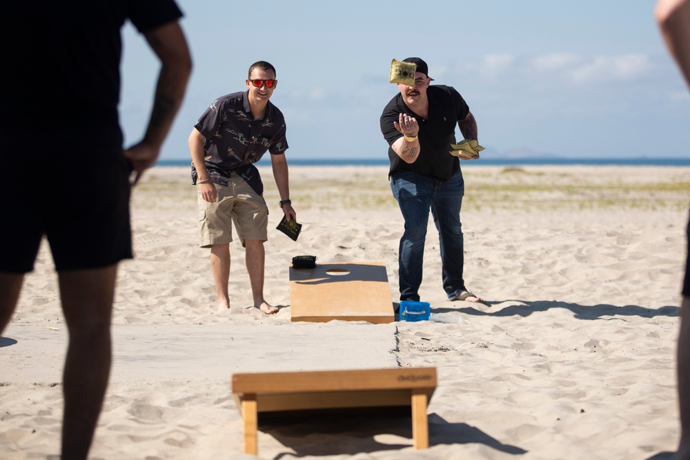 Air department beach cookout