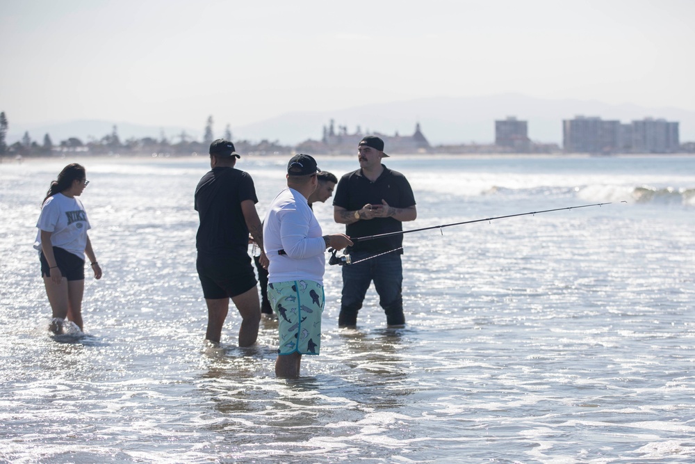 Air department beach cookout