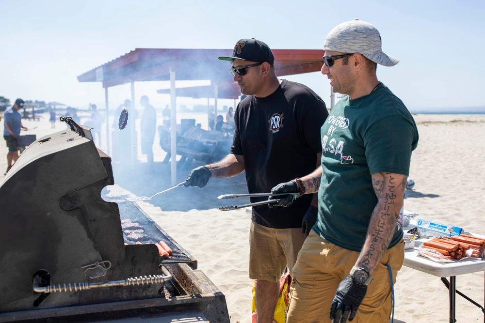 Air department beach cookout