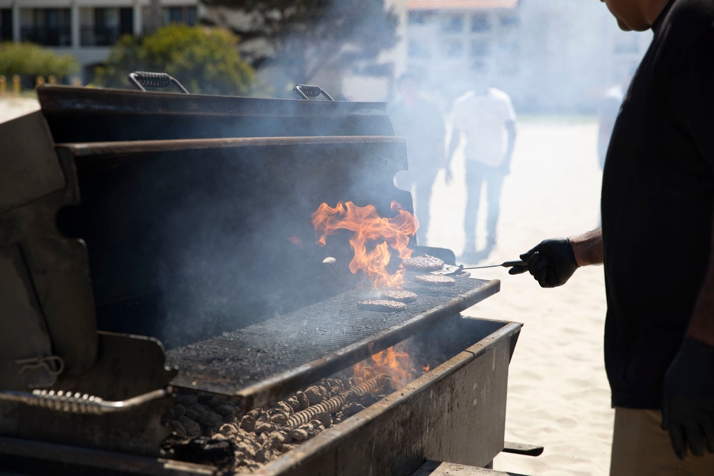 Air department beach cookout