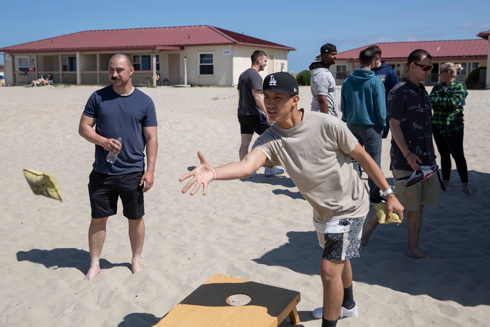 Air department beach cookout