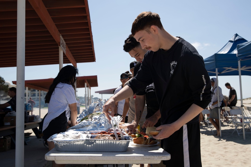 Air department beach cookout