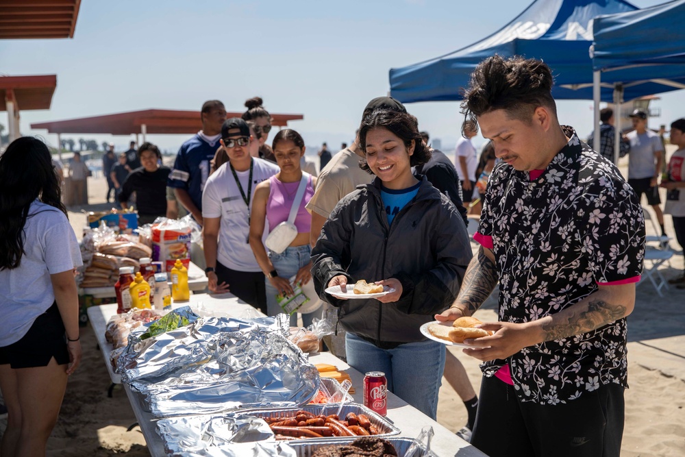 Air department beach cookout