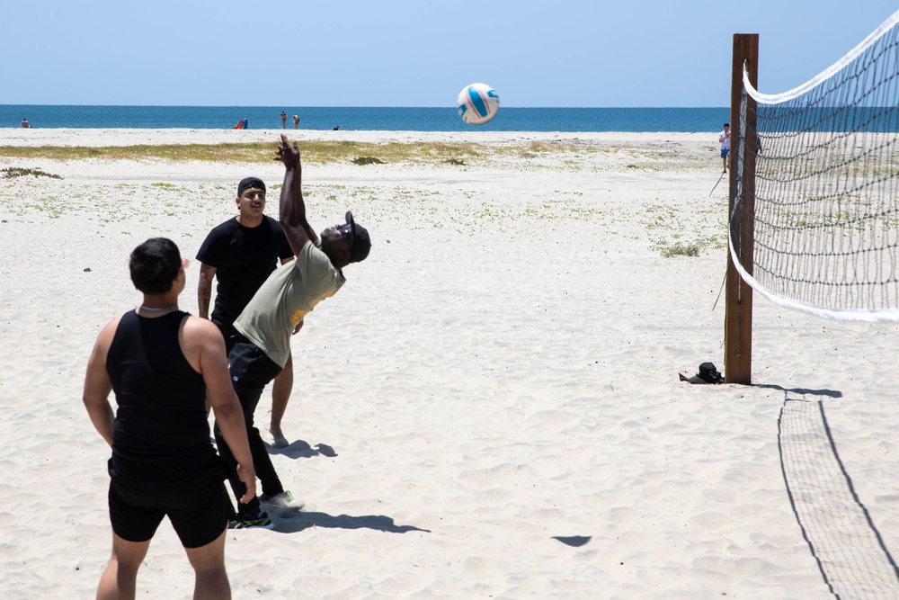 Air department beach cookout