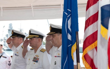 United States hands over command of NATO maritime task group to United Kingdom