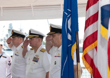 United States hands over command of NATO maritime task group to United Kingdom