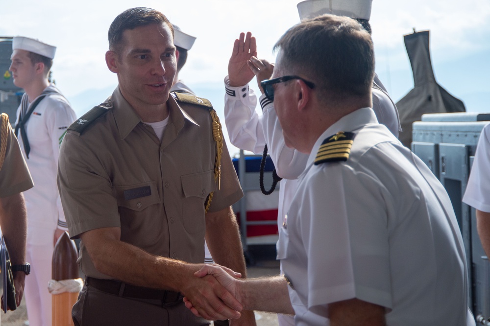 USS Ronald Reagan (CVN 76) Hosts Big Top Ceremony