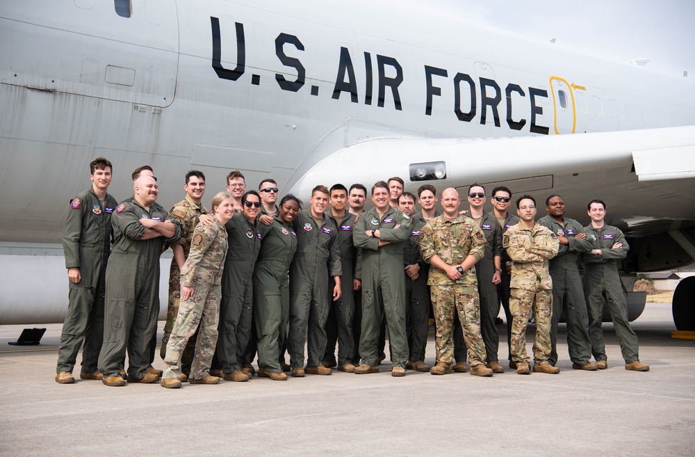 Historical last active duty JSTARS flight at RAB