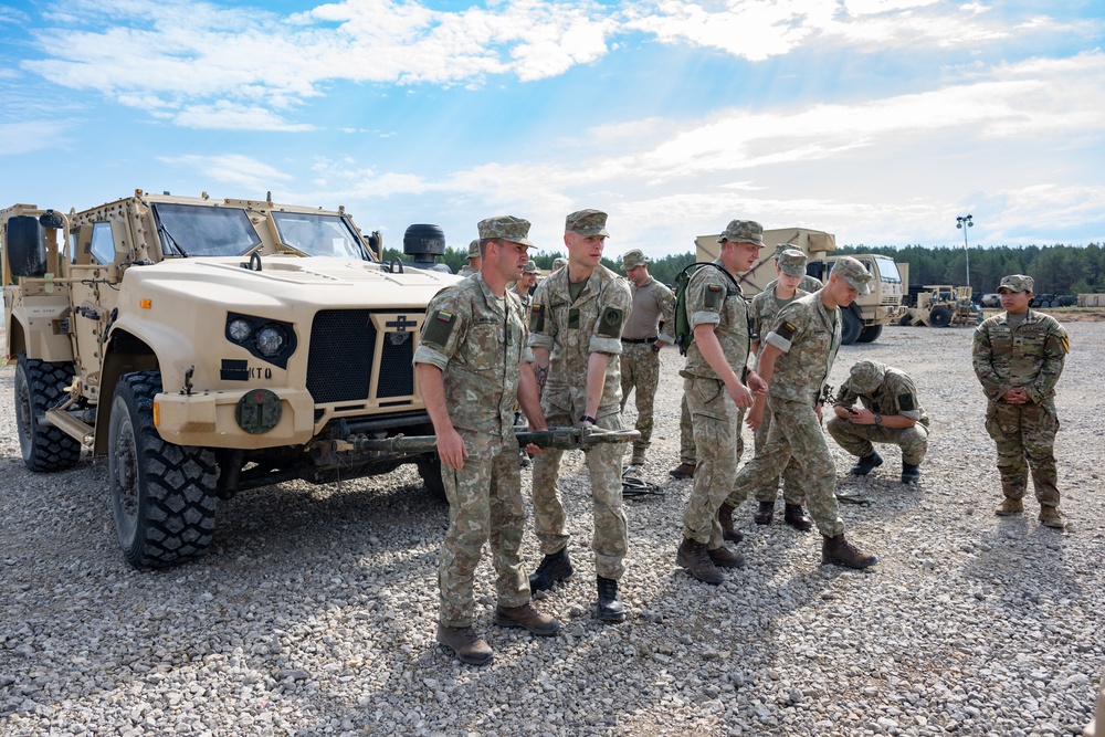 Driver's Training with Lithuanian Armed Forces