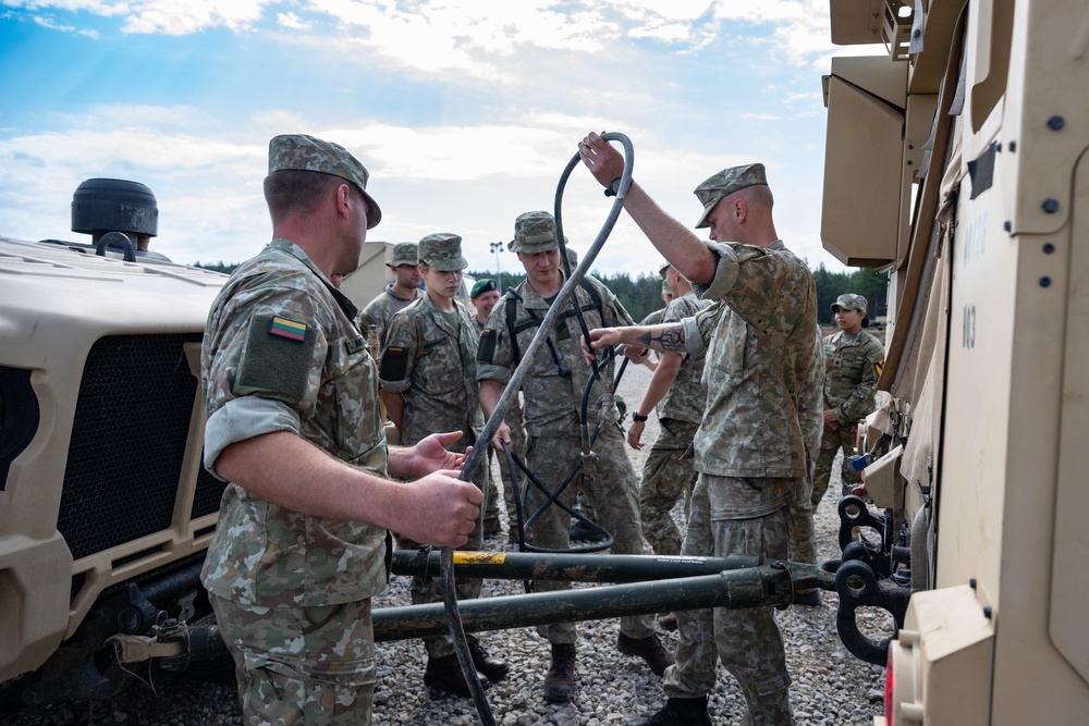 Driver's Training with Lithuanian Armed Forces