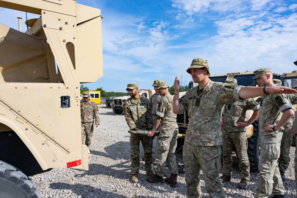 Driver's Training with Lithuanian Armed Forces