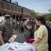 The Washington Commanders visit Marine Barracks Washington