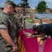 The Washington Commanders visit Marine Barracks Washington