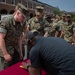 The Washington Commanders visit Marine Barracks Washington