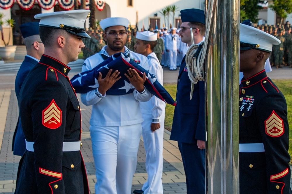 NAVSTA Rota Flag Raising Ceremony 2023