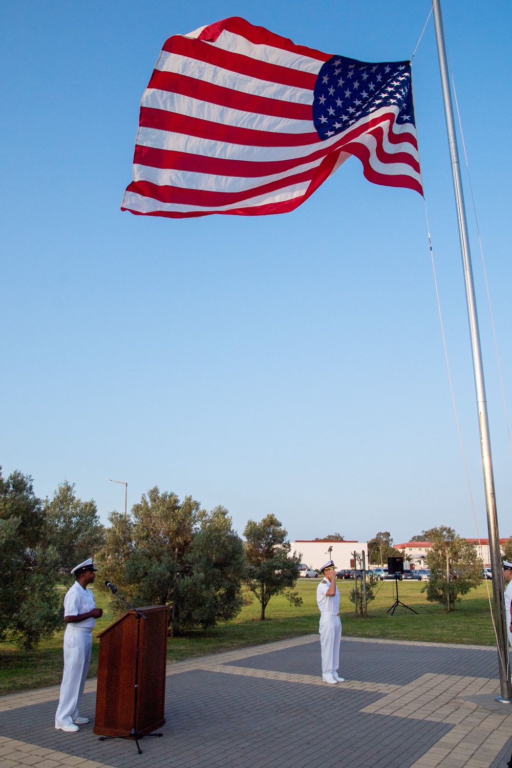 NAVSTA Rota Flag Raising Ceremony 2023