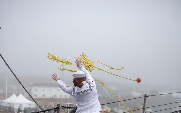 USS Oscar Austin Arrives in Eastport, ME for Independence Day Celebrations