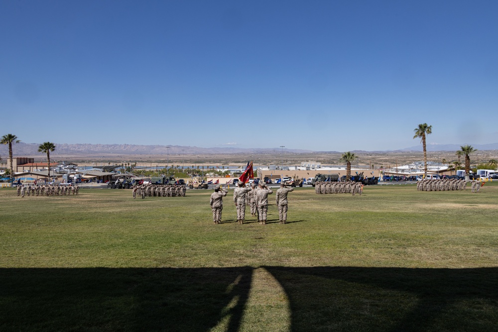 Combat Logistics Battalion 7 conducts change of command