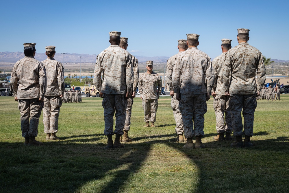 Combat Logistics Battalion 7 conducts change of command