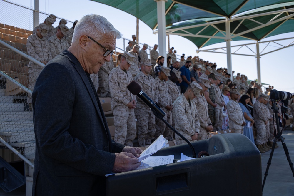 Combat Logistics Battalion 7 conducts change of command