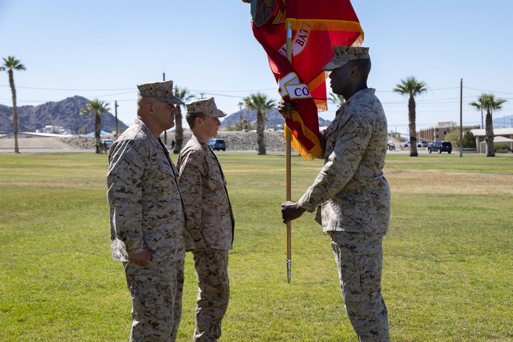 Combat Logistics Battalion 7 conducts change of command