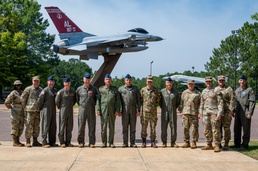 Chief of the Romanian Air Force Staff visits the Red Tails