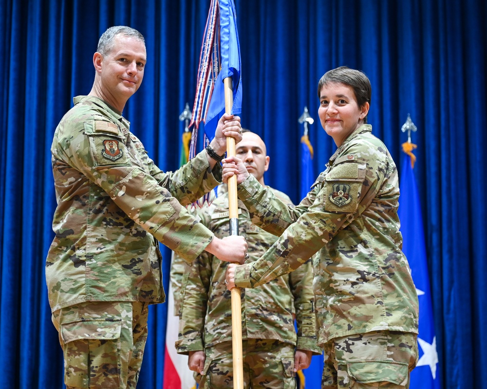 386th AEW Change of Command