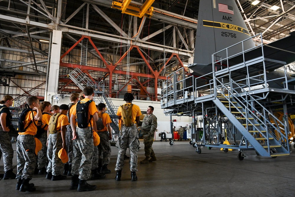 LRAFB hosts Civil Air Patrol Cadets