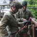 TF Mountain Soldiers are taught how to repel by Romanian Forces