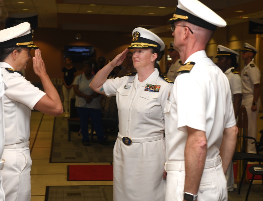 Espiritu assumed leadership of Naval Branch Health Clinic