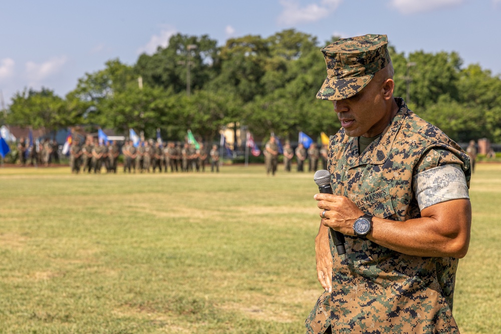 MARFORRES, MARFORSOUTH Sgt. Maj. Ruiz &amp; Sgt. Maj. Mota Relief and Appointment