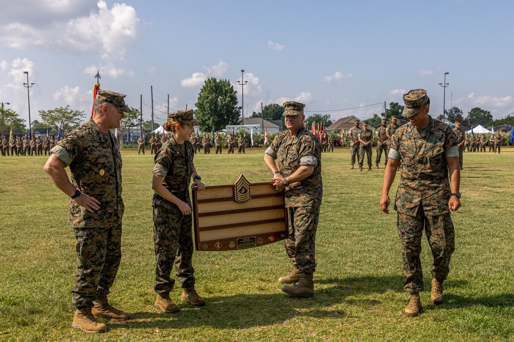 MARFORRES, MARFORSOUTH Sgt. Maj. Ruiz &amp; Sgt. Maj. Mota Relief and Appointment