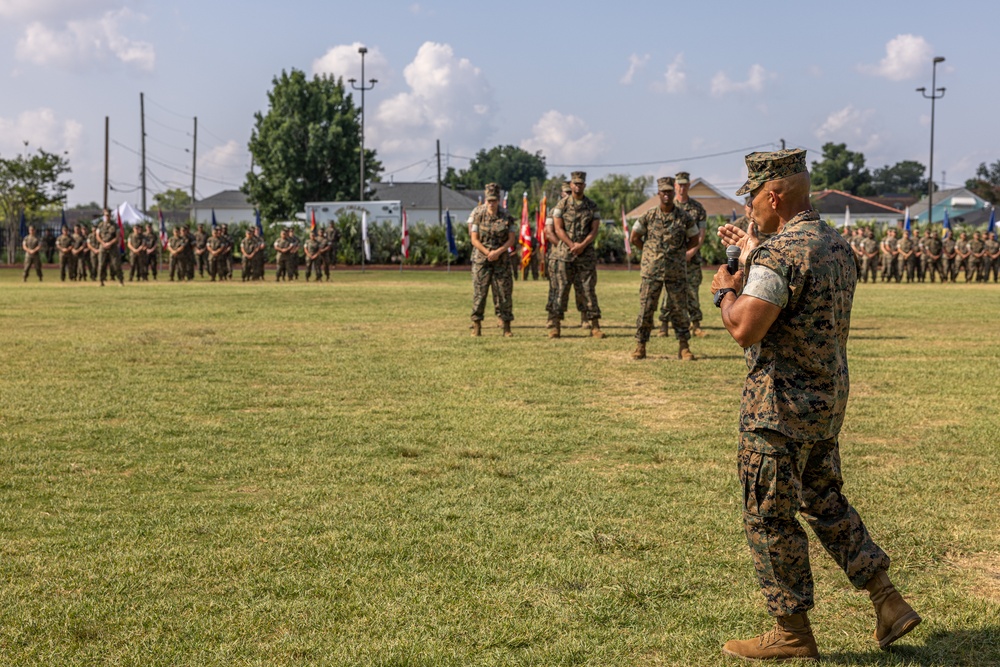 MARFORRES, MARFORSOUTH Sgt. Maj. Ruiz &amp; Sgt. Maj. Mota Relief and Appointment