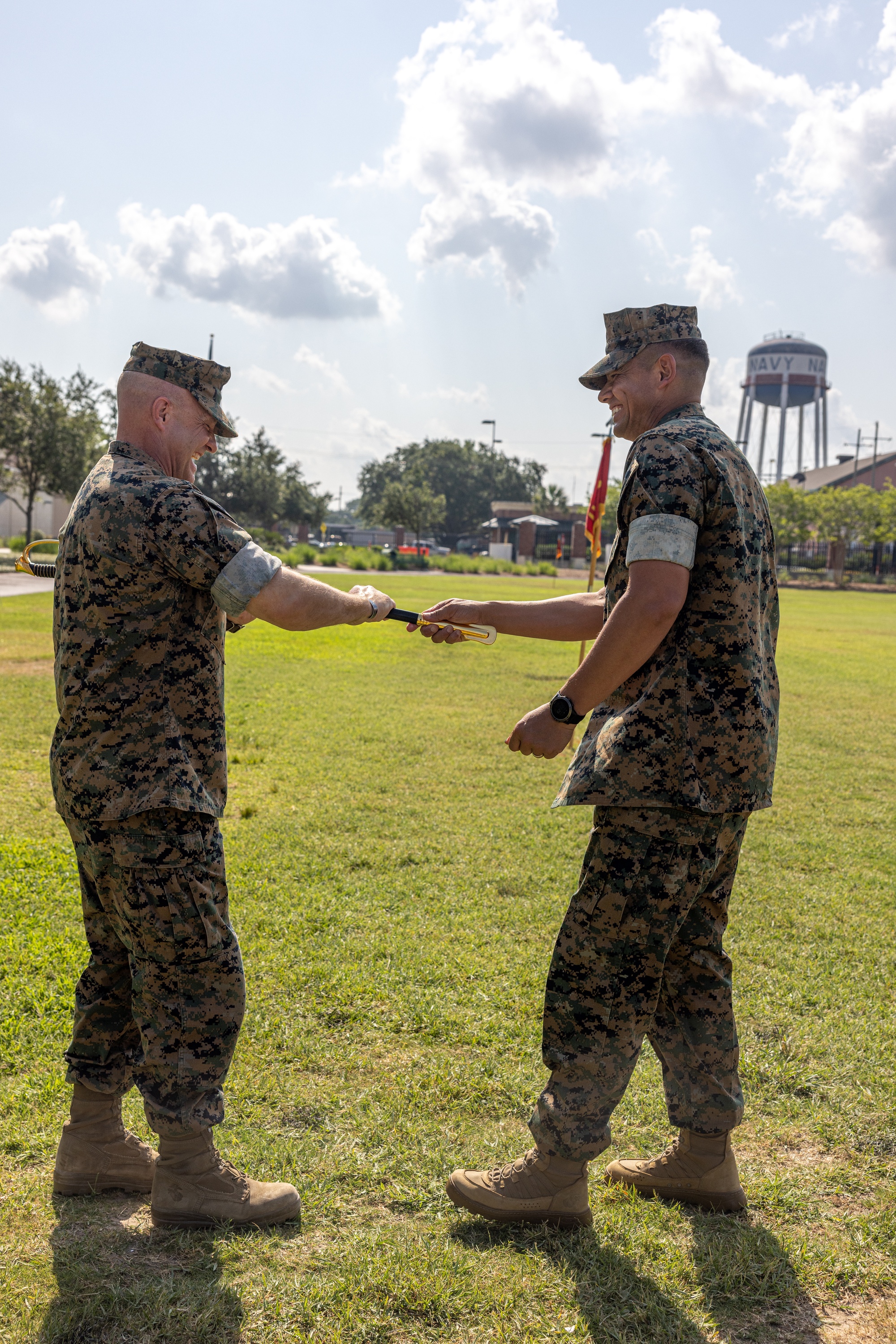 U.S. Marine Sgt. Maj. Carlos Ruiz, the sergeant major for