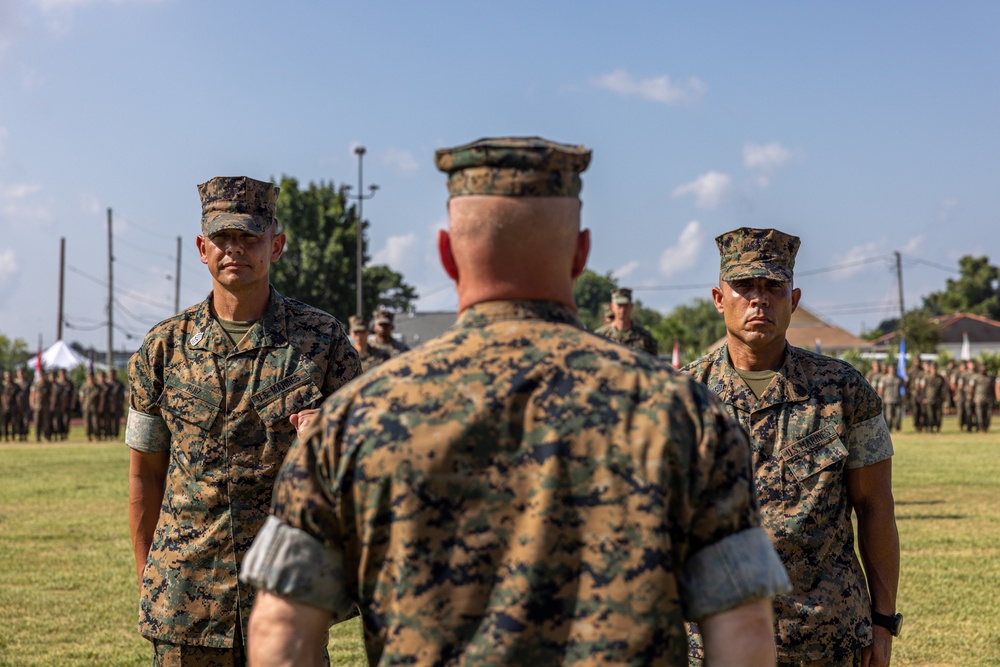 MARFORRES, MARFORSOUTH Sgt. Maj. Ruiz &amp; Sgt. Maj. Mota Relief and Appointment