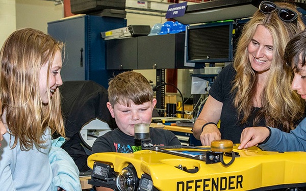 NUWC Division Newport’s Bring a Child to Work Day engages kids in STEM careers, Navy traditions