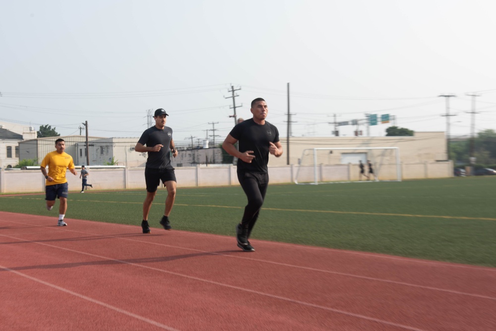 USS John C. Stennis Sailors participate in a Escape and Evade Challenge