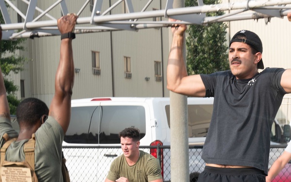 USS John C. Stennis Sailors participate in a Escape and Evade Challenge