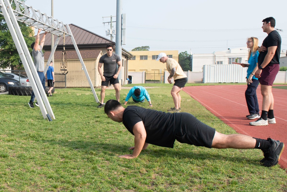 USS John C. Stennis Sailors participate in a Escape and Evade Challenge