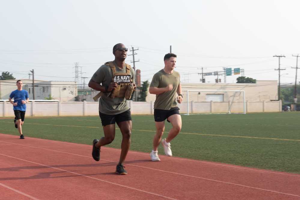 USS John C. Stennis Sailors participate in a Escape and Evade Challenge