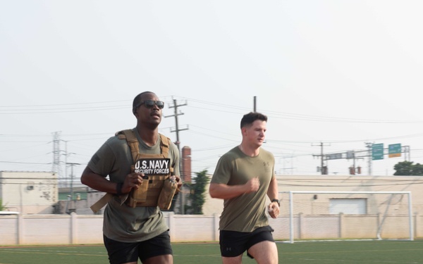 USS John C. Stennis Sailors participate in a Escape and Evade Challenge