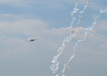 A-10 pilots practice close air support at Cannon Range