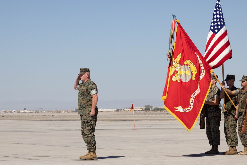 Dudik transfers command of MCAS Yuma to Stone