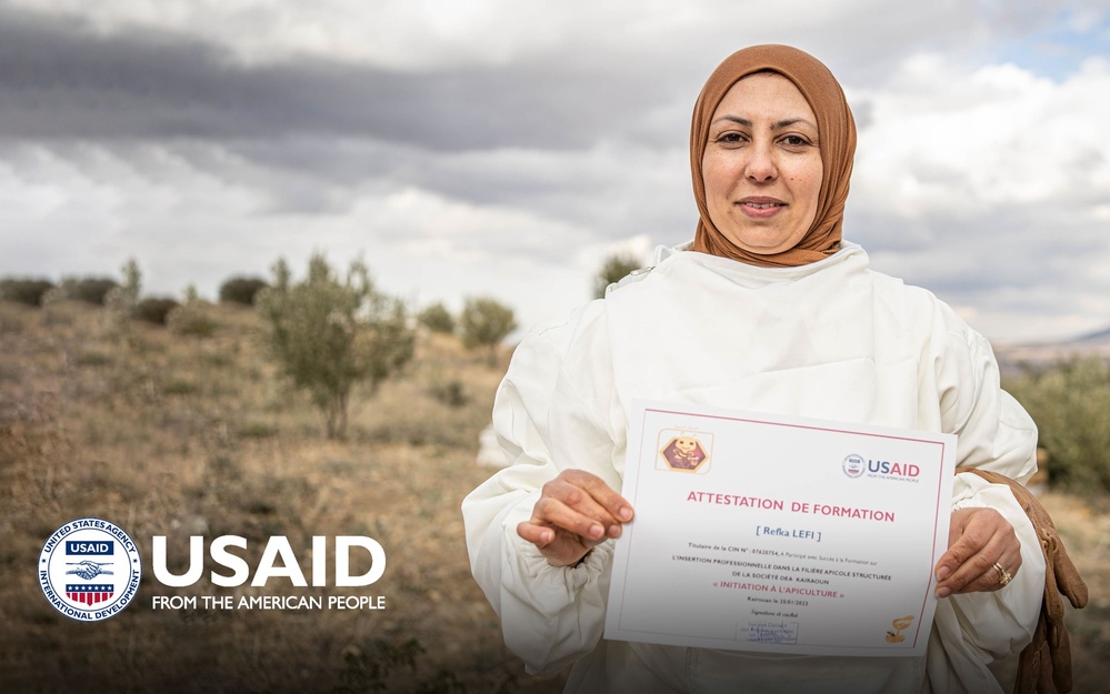 Empowering Beekeeper: Refka's Journey from Kairouan to Community Impact