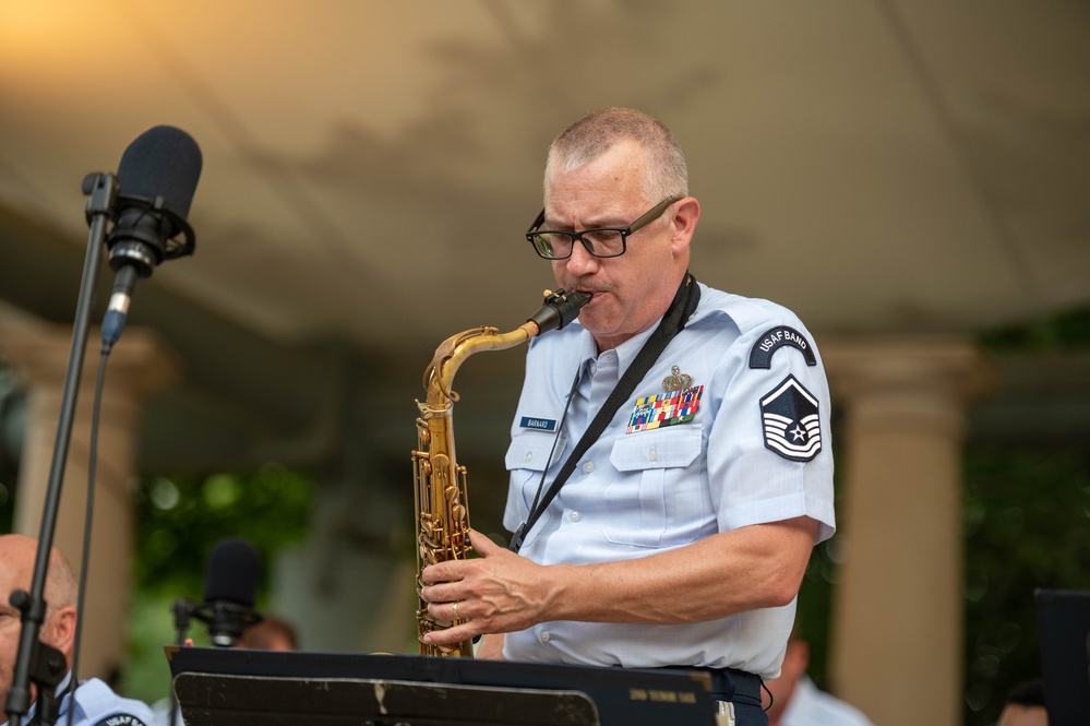 Air National Guard Band of the South and Midwest play at Furman University