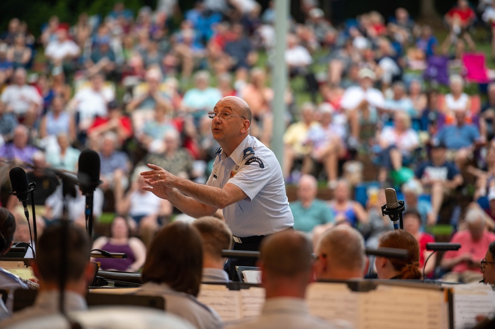 Air National Guard Band of the South and Midwest play at Furman University