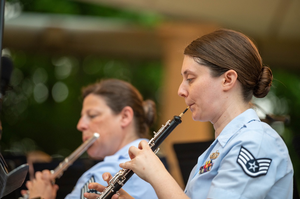 Air National Guard Band of the South and Midwest play at Furman University