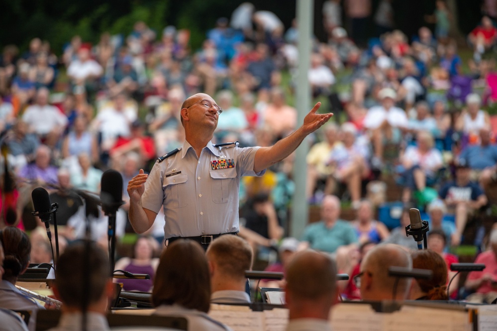 Air National Guard Band of the South and Midwest play at Furman University